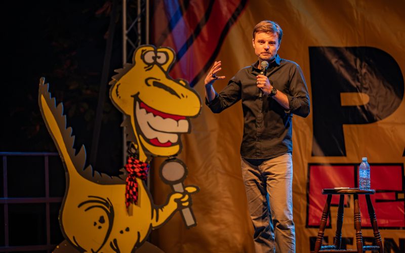 Jure Jamnik je na Panču že nastopal z duetom Jure in Mark, letos pa je nastopil kot eden najbolj pr