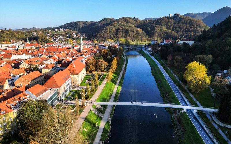 Splavarska brv nad Savinjo