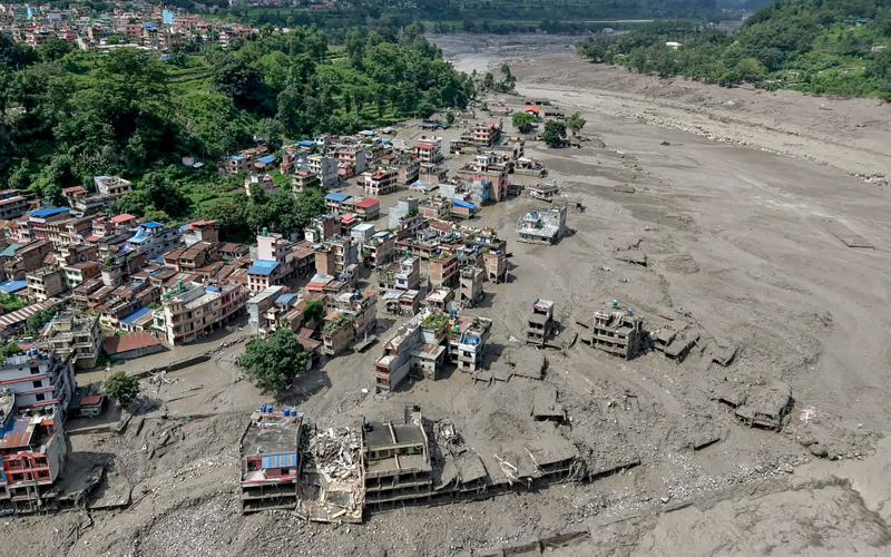 nepal, poplave