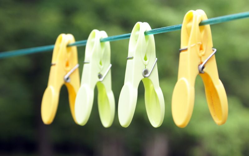 ščipalke za perilo, plastične