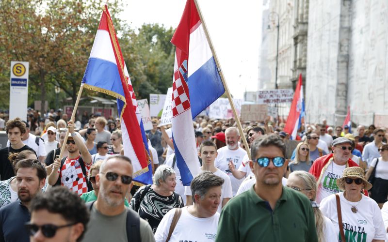 zagreb, protest