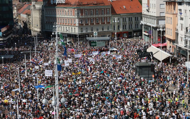 zagreb, protest