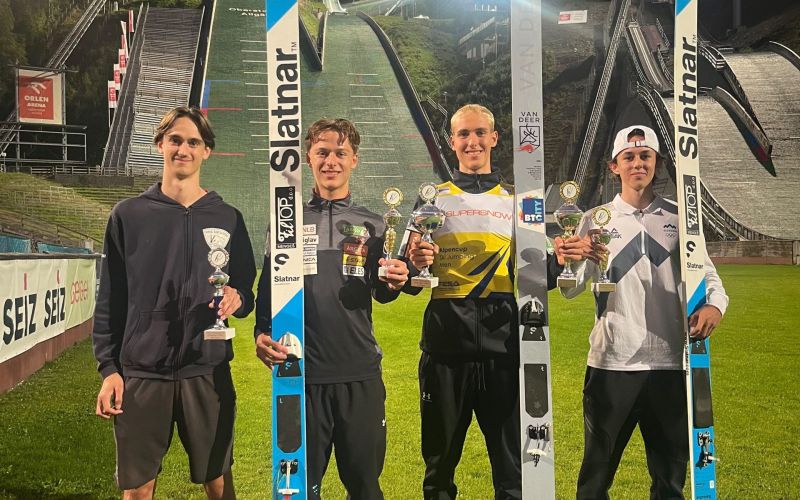 Žiga Balažic, Nik Bergant Smerajc, Jaka Kramer in Timo Šimnovec