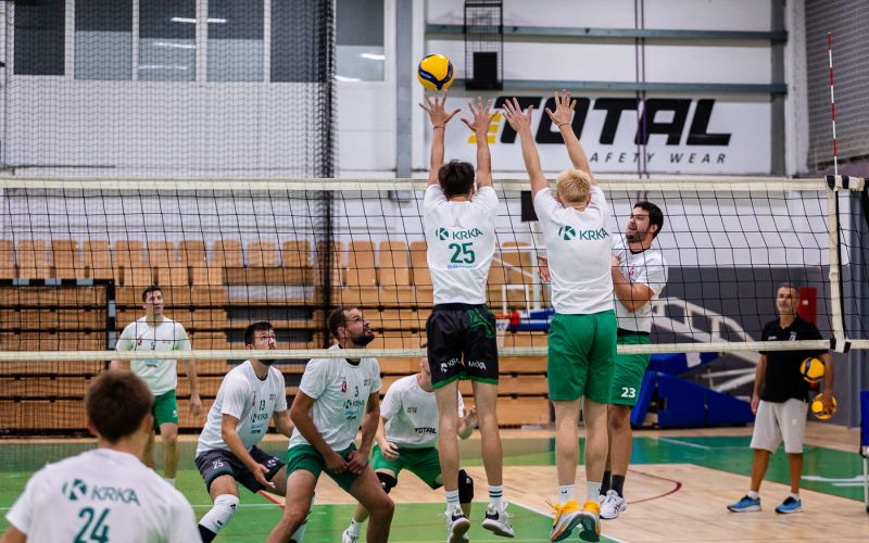 Odbojkarji Krke se pripravljajo na novo sezono