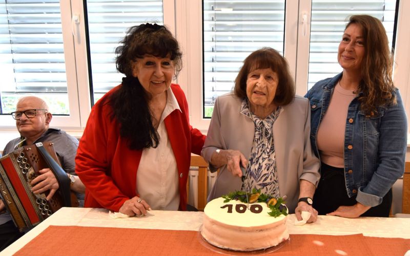 rojstni-dan, 100let, dom-starejsih-sentjur, upokojenci