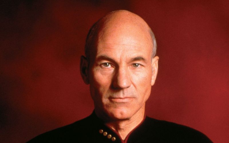 Patrick Stewart je Jean-Luca Picarda oblikoval povsem drugače od Kirkovega kapitana – kot umirjenega