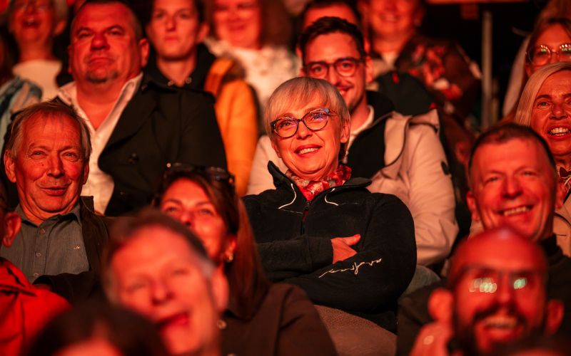 Nataša Pirc Musar je koncert spremljala tudi iz občinstva in priznala, da ji