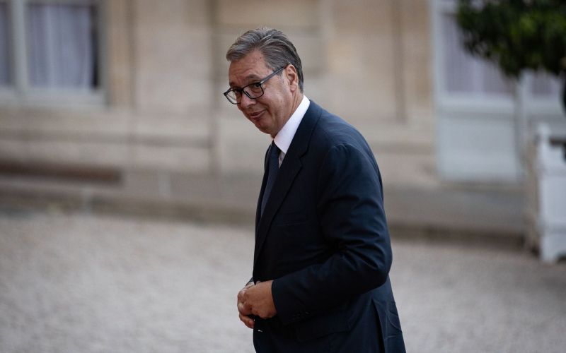 Srbski predsednik Aleksandar Vučić