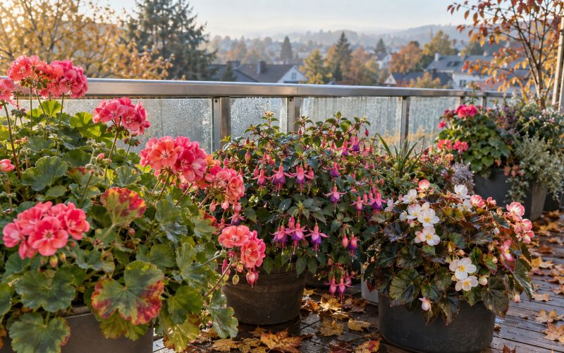 balkonsko-cvetje, balkon, nega-rastlin, pelargonije
