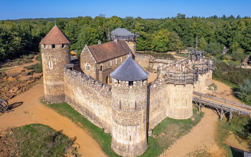 guedelon, arheologi, grad, puisay