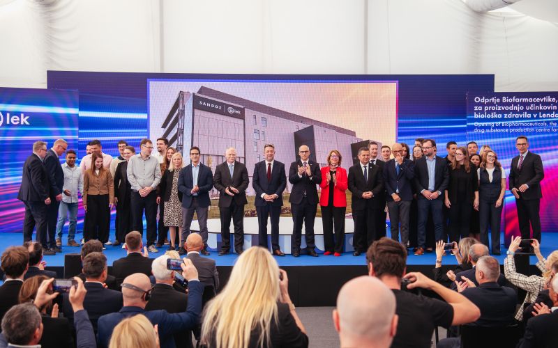 lek, odprtje, proizvodnje, nova-zgradba, sandoz