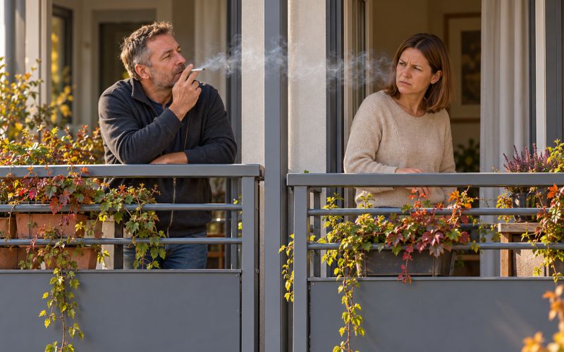 kajenje, balkon