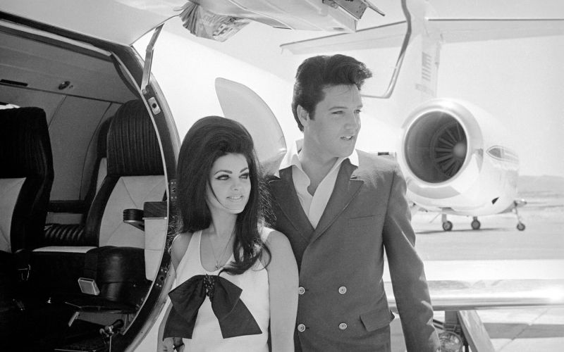 Elvis Presley in Priscilla Presley