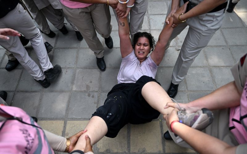 indija, new-delhi, protesti, scurki