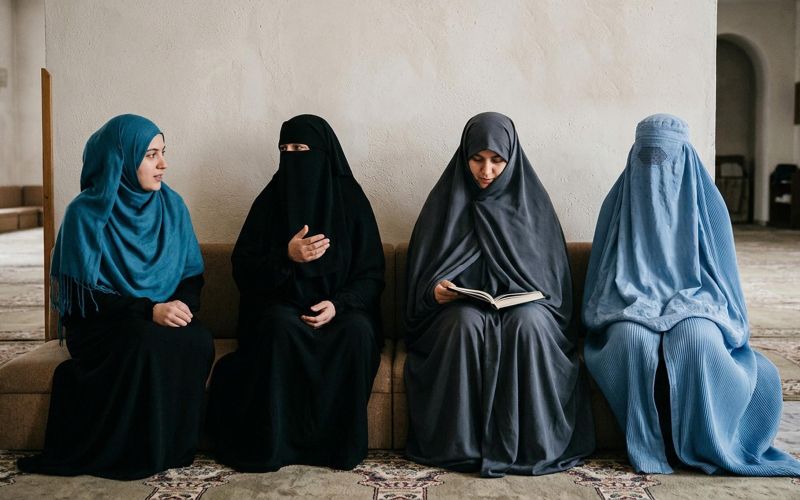 burke, hijab-nikab-cador