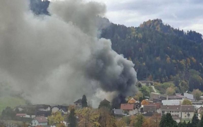 vuzenica, pozar