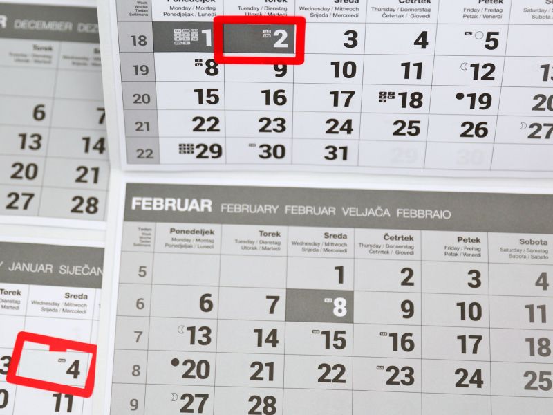 Leta 2026 manj dela prostih dni zaradi praznikov ob koncih tedna