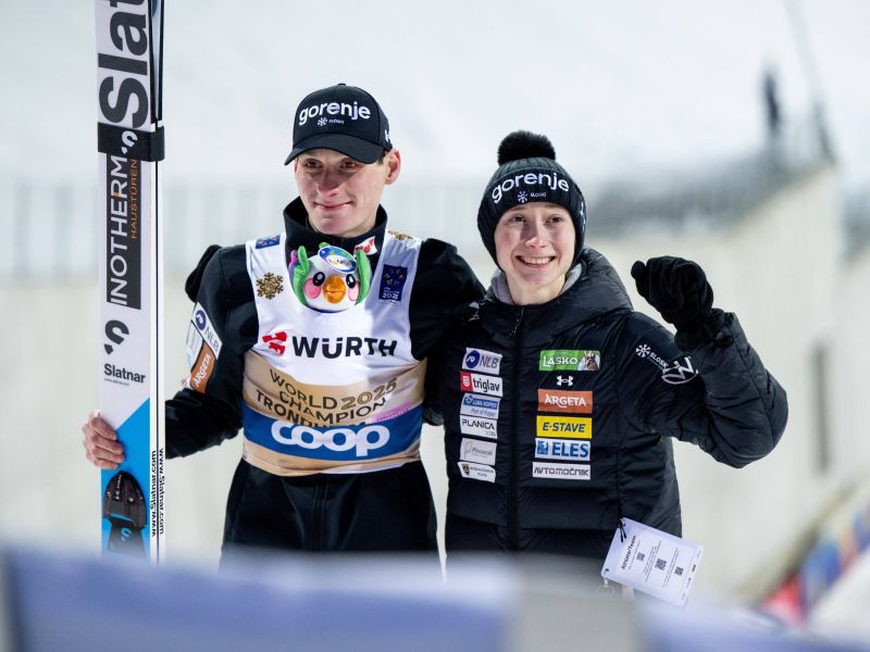 Kako se bosta Domen in Nika rešila suspenza v Planici? Petrov odgovor jasen