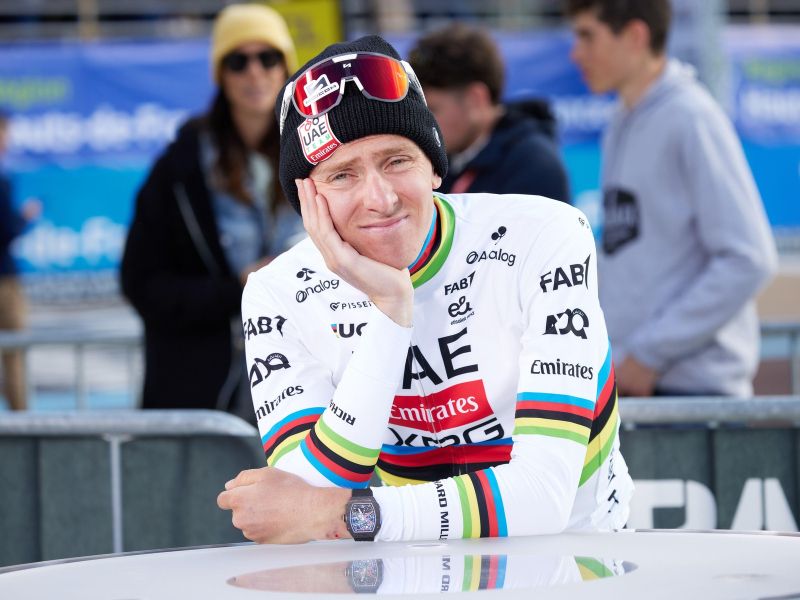 Zmenek z zgodovino za Tadeja Pogačarja in Mathieua van der Poela