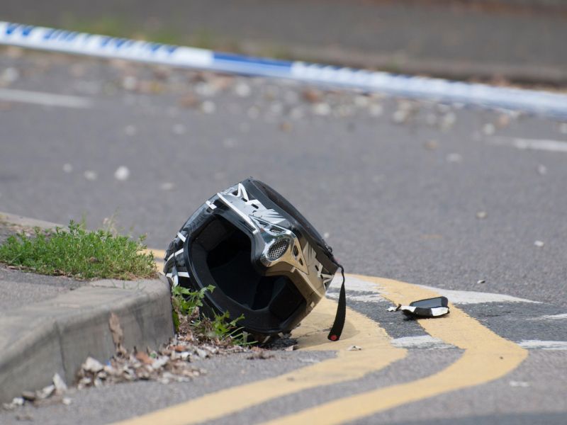 Tragedija pri Velenju: motorist umrl po prehitevanju