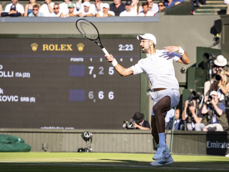 Obeta se sanjski polfinale v Wimbledonu, Đoković vs. Sinner - takole jima je uspelo