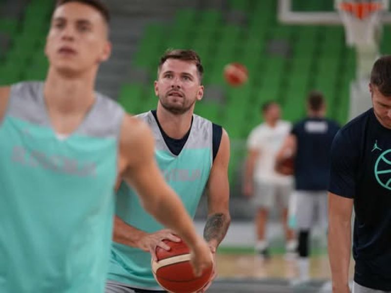 Luka Dončić že v Stožicah - tu so prizori, ki ste jih čakali (video)