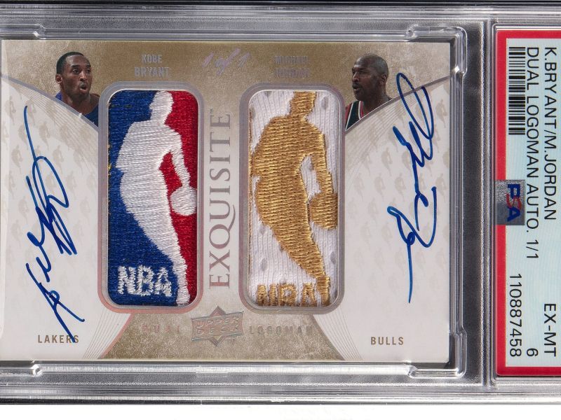 Kartica s podpisoma Jordana in Bryanta prodana za 11 milijonov evrov