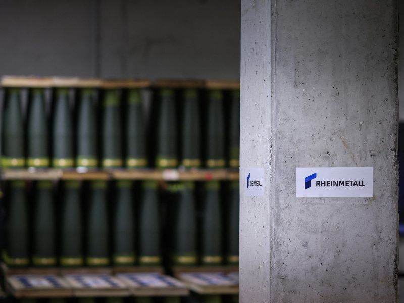 Rheinmetall v Nemčiji odprl največjo tovarno streliva v Evropi