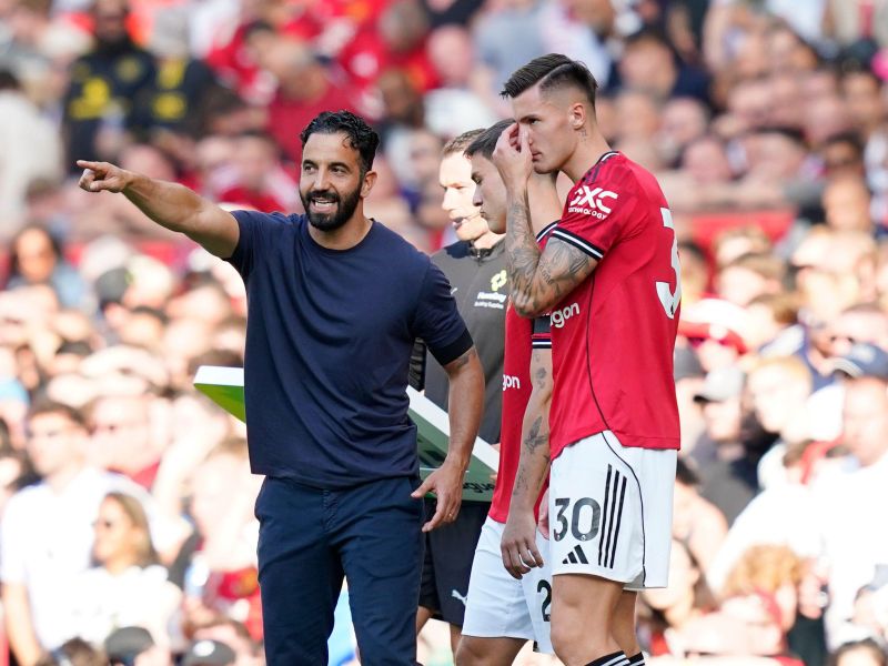 Trener Manchester Uniteda takole 'ponižal' Šeška: Kaj počne Ruben Amorim!?