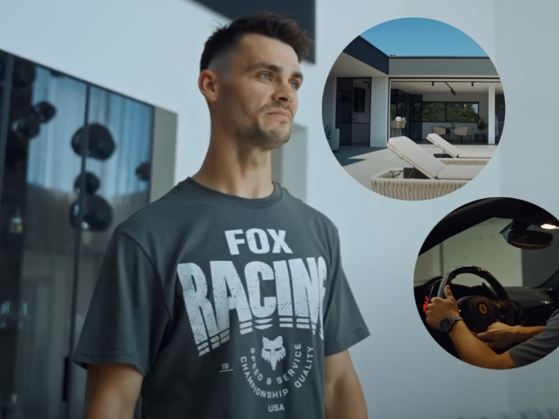 Tim Gajser pokazal luksuzno hišo, v garaži pa tudi avtomobil, da te kap (video)