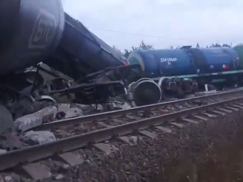 Ukrajina naj bi izvedla napade na ruske železnice, poročajo o več incidentih