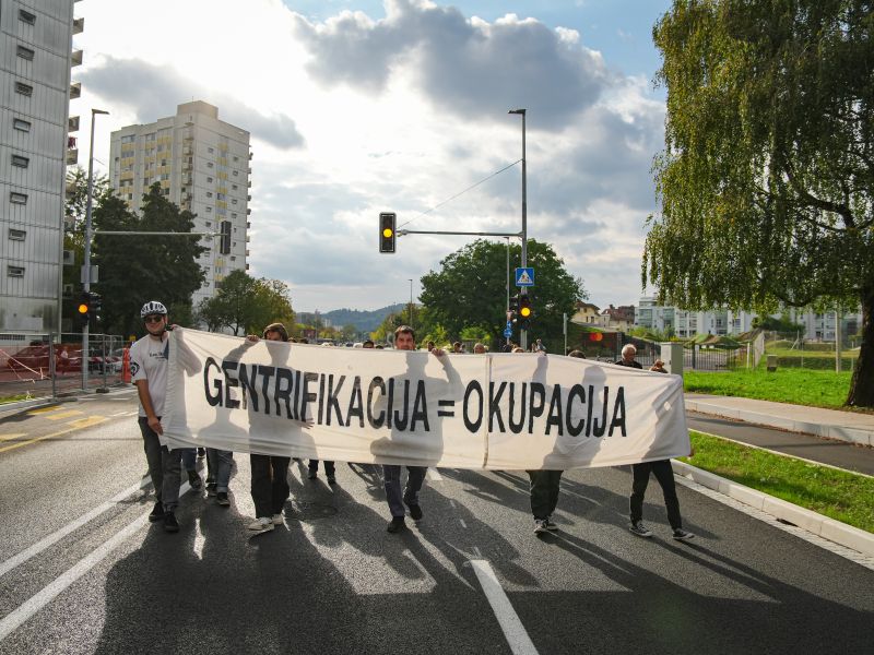 Upor prebivalcev ljubljanskega naselja proti občini