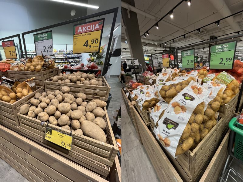 Iz Tuša sporočajo: imamo slovenski krompir