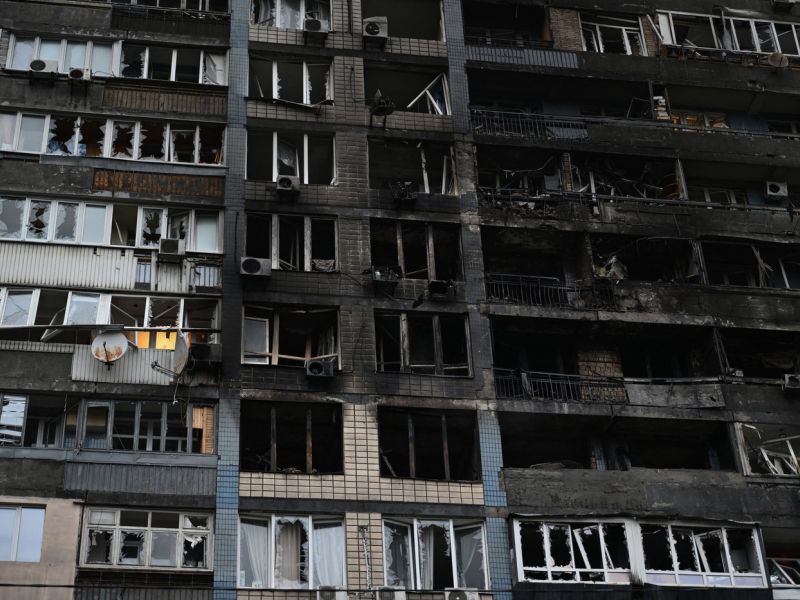 Ruski napad na Kijev povzročil prekinitev oskrbe z elektriko in vodo