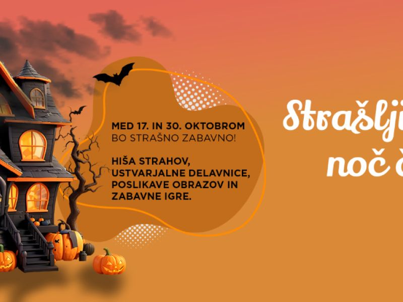V Cityparku potekajo Halloween aktivnosti in hiša strahov
