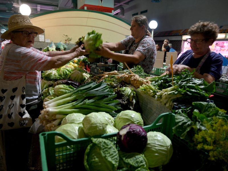 V Zagrebu se je na tržnici Dolac zrušil del stropa