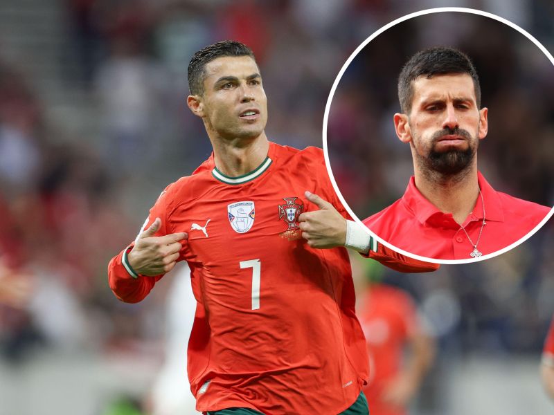 Kar je Ronaldo naredil Đokoviću pred celim svetom, je obkrožilo splet