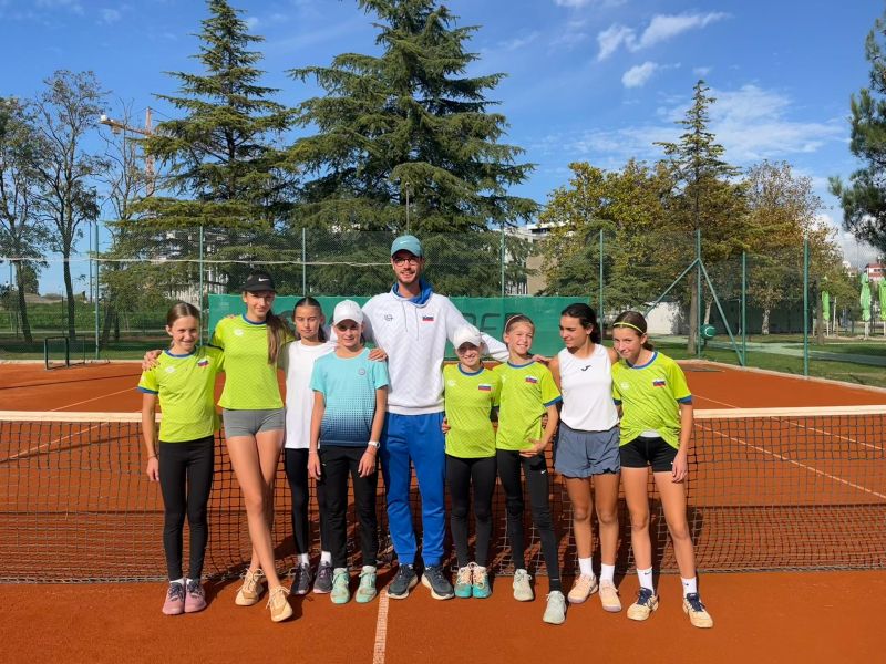 Priprave mladih tenisačev v Kopru