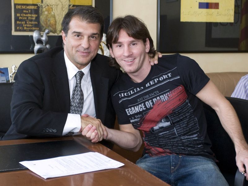 Messi se želi vrniti k Barci, Laporta pa takole uničil sanje največjega