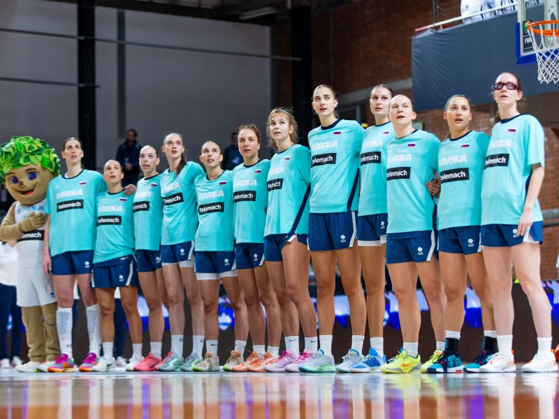 Slovenske košarkarice brez najboljše igralke do pomembne zmage