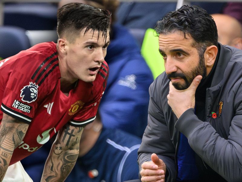 Šeško kriv za glavobol Amorima, ta je direktno izrazil skrb zaradi Slovenca