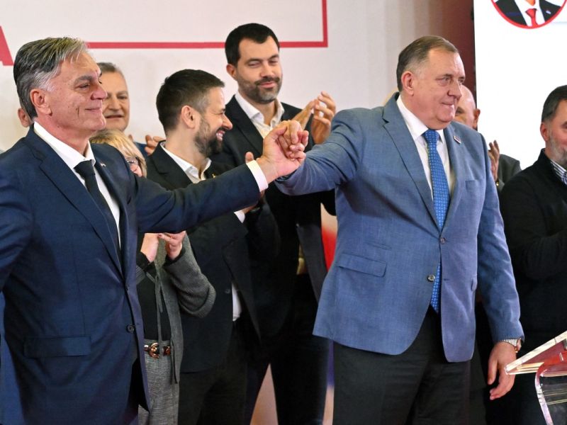 Dodikova stranka razglasila zmago Karana na predčasnih volitvah v Republiki Srbski