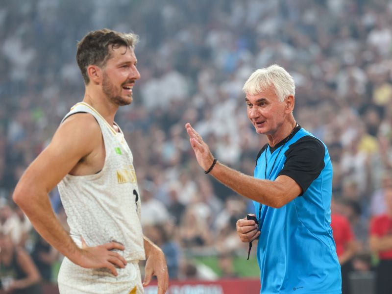 Goran Dragić peljal očeta prvič smučat, posnetek s strmine je epski (video)