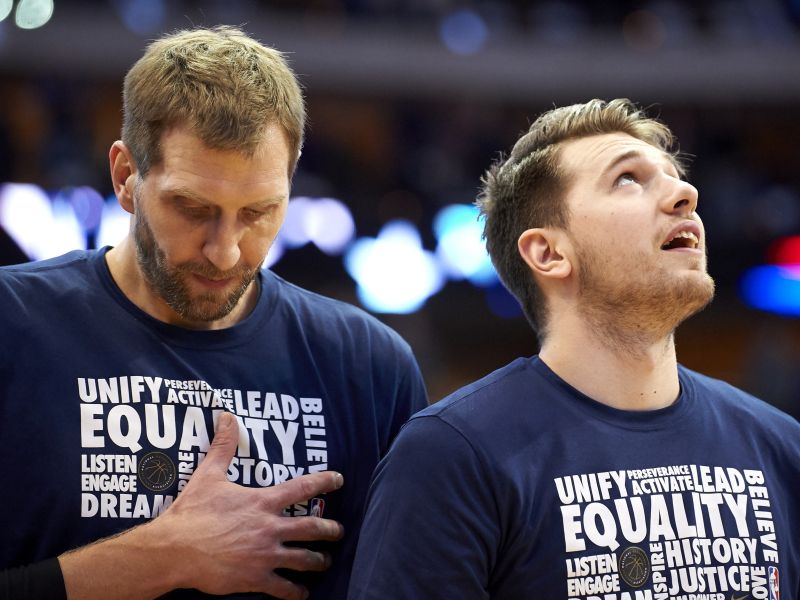 Nowitzki Dončića na videoklic v živo - kar je sledilo, je presenetilo vse