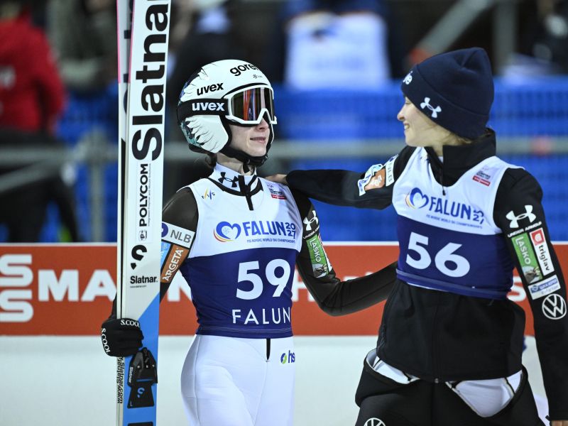 Nika Prevc dobila večerjo, a ostala brez zajtrka. V nedeljo zelo zgodnja