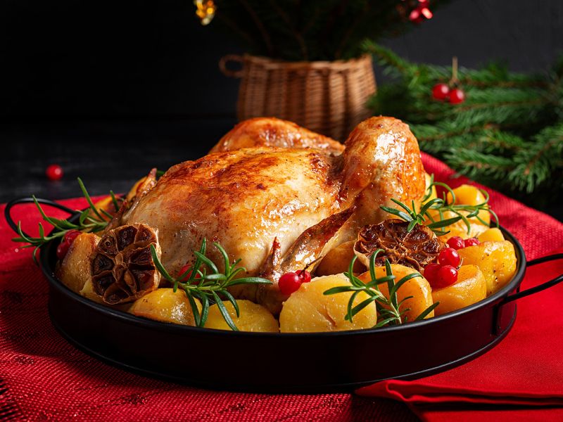 Božična večerja, ki jo pripravite v eni uri