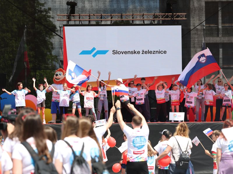 Slovenske železnice spodbujajo gibanje, povezovanje in trajnost pri mladih