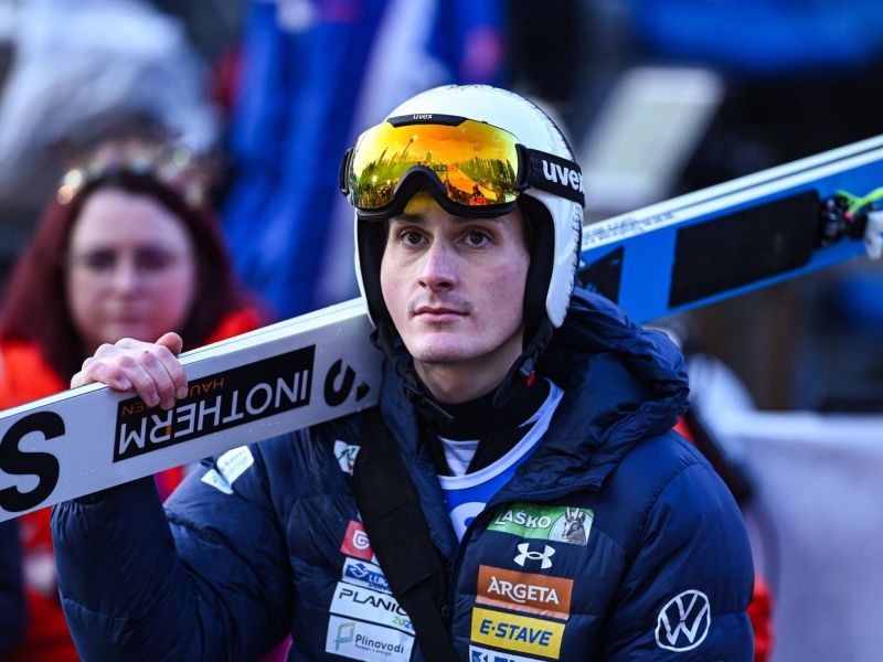 Domen Prevc pometel s konkurenco v poljski Wisli