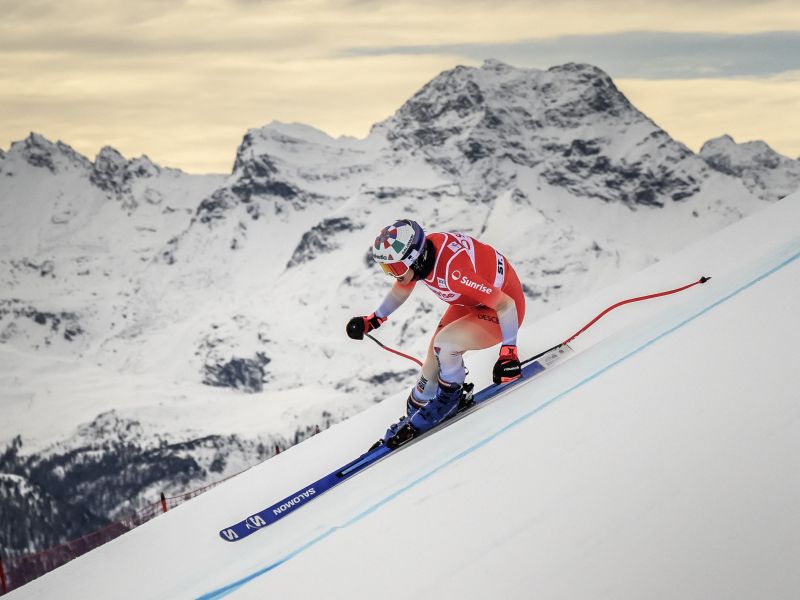Trenutek groze. (video) Z vso hitrostjo v zaščitno mrežo. Vonn pa ...