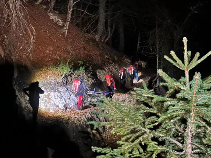 Bohinjski gorski reševalci na strmem pobočju našli mrtvega Američana